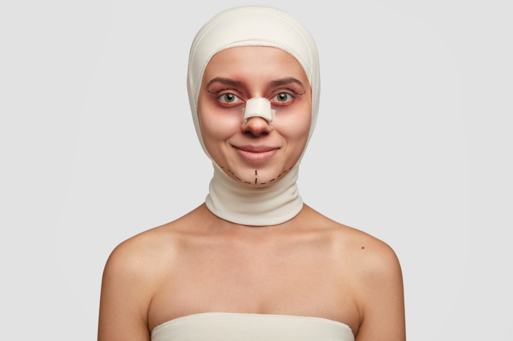 How long should I tape my nose after rhinoplasty