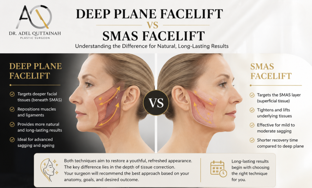 Deep Plane Facelift vs SMAS Facelift